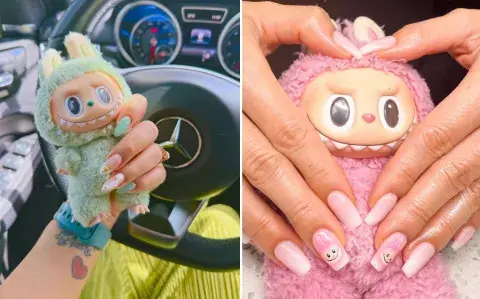 'Labubu nails': esta es la tendencia en uñas que es viral 'Labubu nails': esta es la tendencia en uñas que es viral