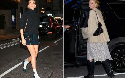 Sweater + falda: 10 looks para que te inspires con las prendas de la temporada Sweater + falda: 10 looks para que te inspires con las prendas de la temporada