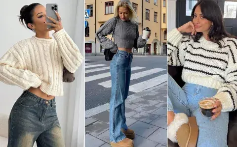 Chau sweater corto: esta es la prenda súper abrigada que no te puede faltar este invierno