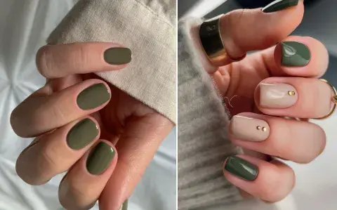 “Olive nails”: así son los mejores diseños de uñas en color verde olivo “Olive nails”: así son los mejores diseños de uñas en color verde olivo