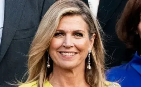 Máxima Zorreguieta con un estilismo en verde lima para la cumbre de la OTAN Máxima Zorreguieta con un estilismo en verde lima para la cumbre de la OTAN