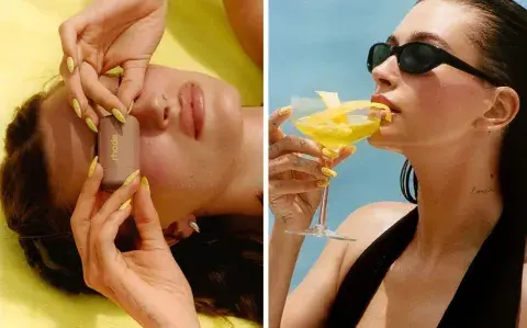 Polka dots nails: así es el diseño de uñas de Hailey Bieber que serán virales