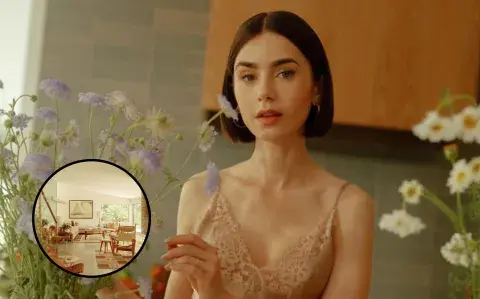 Conocé la artesanal y romántica casa de Lily Collins en Los Ángeles