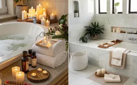 Relax en casa: cómo ambientar tu baño para que parezca un spa, sin gastar de más 