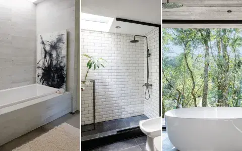 7 bañeras y duchas que transforman el baño: ideas con estilo para copiar