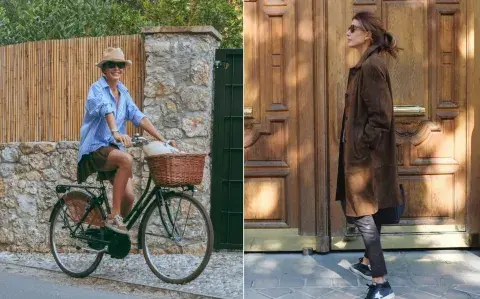 Cómodas, cancheras y en tendencia: así son las zapatillas que usa Juliana Awada