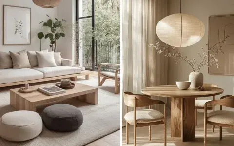 Adiós a los muebles tradicionales: cómo lograr el estilo japandi en tu living Adiós a los muebles tradicionales: cómo lograr el estilo japandi en tu living