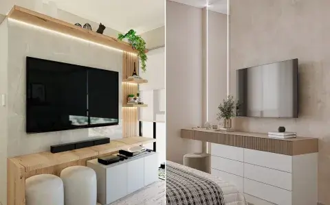 5 ideas deco para tu biblioteca o rack de tele 