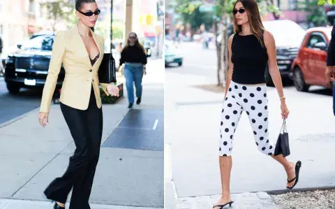 Hailey Biber adelanta 3 calzados tendencia que serán furor el próximo verano