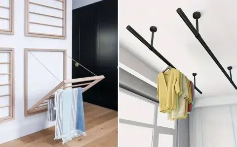 Tenders de ropa ocultos: estos son los mejores modelos para tu casa.