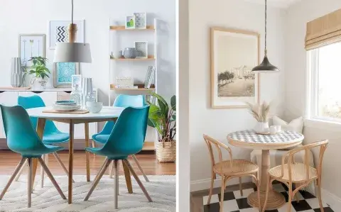 Comedores pequeños con estilo: ideas para reformarlos sin entrar en obra