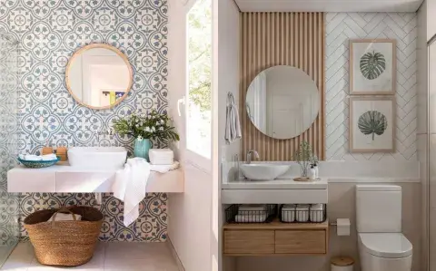 Baños pequeños: 10 ideas para reformarlo con objetos sin entrar en obra Baños pequeños: 10 ideas para reformarlo con objetos sin entrar en obra