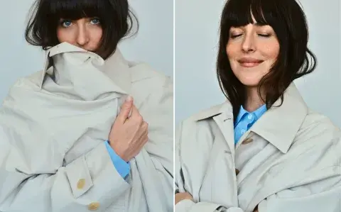 El look 'power dressing' de Dakota Johnson para la tapa de Vogue El look 'power dressing' de Dakota Johnson para la tapa de Vogue