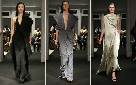 Designers Buenos Aires: moda circular y plisados en el arranque de Min Agostini Designers Buenos Aires: moda circular y plisados en el arranque de Min Agostini