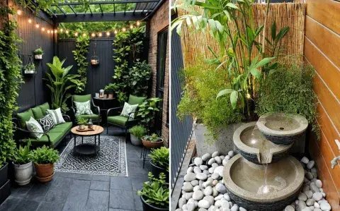 Mini patios con onda: ideas baratas y fáciles para transformarlos