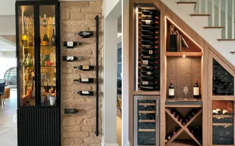 Mini cavas: 10 ideas simples y económicas para guardar vinos Mini cavas: 10 ideas simples y económicas para guardar vinos