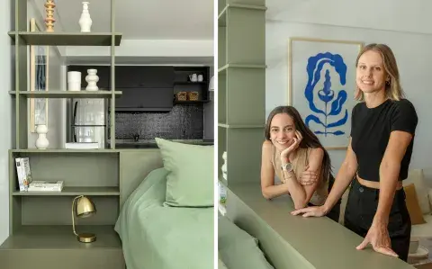 Ideas para pocos metros: un monoambiente con look de casa Ideas para pocos metros: un monoambiente con look de casa