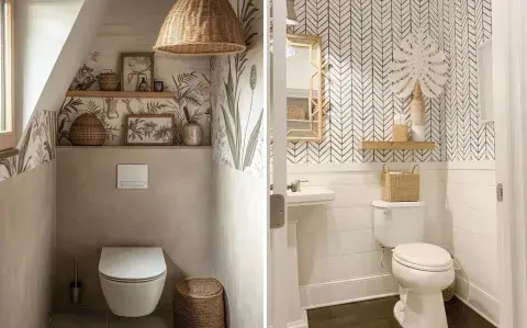 Mini baños: 12 ideas económicas y fáciles para decorarlos con estilo Mini baños: 12 ideas económicas y fáciles para decorarlos con estilo