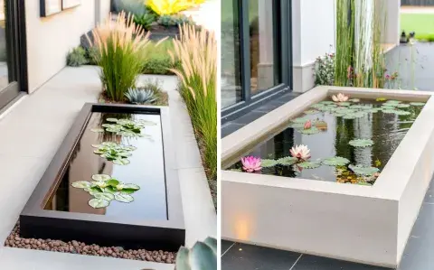 Mini estanques y fuentes: ideas para sumar agua y calma al jardín Mini estanques y fuentes: ideas para sumar agua y calma al jardín