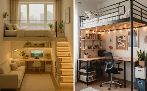 Dormir en altura: camas elevadas y entrepisos para optimizar metros Dormir en altura: camas elevadas y entrepisos para optimizar metros