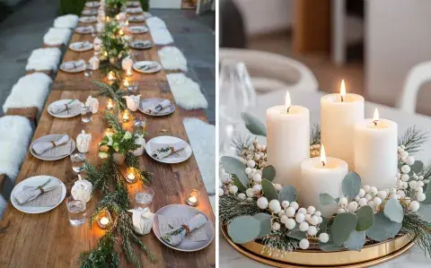 5 ideas simples para una mesa navideña elegante y low cost 5 ideas simples para una mesa navideña elegante y low cost