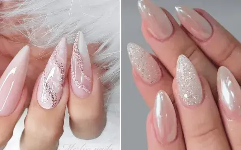 10 diseños súper cancheros de uñas con brillos ideales para la primavera 2025