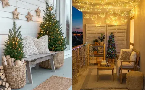 Balcones navideños: las mejores ides para que decores tu casa