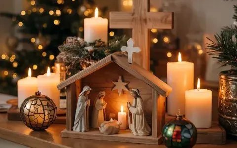 Así se arma un pesebre moderno en 2025: minimal, neutro y sin recarga