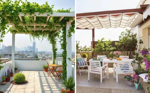 Balcones con sombra: ideas y soluciones para evitar el sol Balcones con sombra: ideas y soluciones para evitar el sol