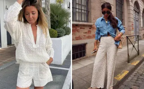 El regreso del broderie: cómo sumarse a la tendencia que será furor en 2026 El regreso del broderie: cómo sumarse a la tendencia que será furor en 2026