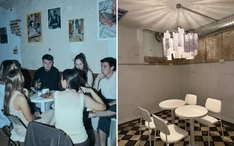 Era una ferretería y se transformó en una cantina italiana tradicional Era una ferretería y se transformó en una cantina italiana tradicional