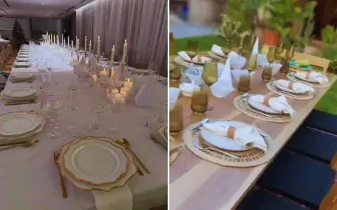 Inspiración de Año Nuevo: los mejores detalles de las mesas festivas de los famosos en 2025