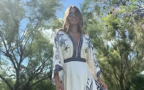 La túnica veraniega de Pampita que es tendencia para este verano 