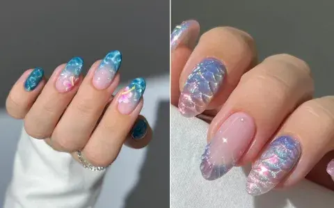 Sea nails: 12 diseños de uñas inspirados en el mar para empezar el 2026