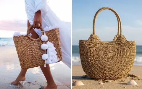 Ni totebag ni mochilas: esta es la tendencia 2026 en bolsos para la playa 