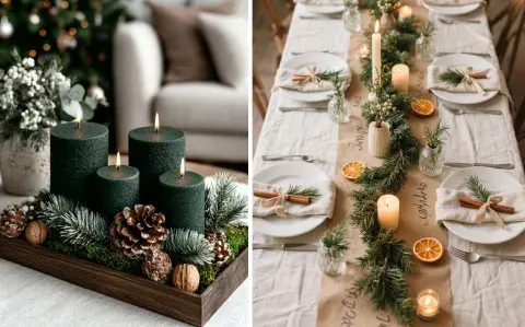 5 ideas fáciles y originales para decorar tu mesa navideña