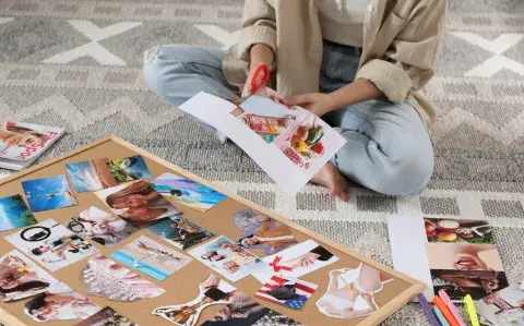 Cómo hacer un vision board: la tendencia para inspirarte en el nuevo año