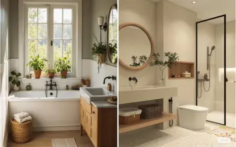 Adiós a los azulejos tradicionales: la tendencia que renueva el baño