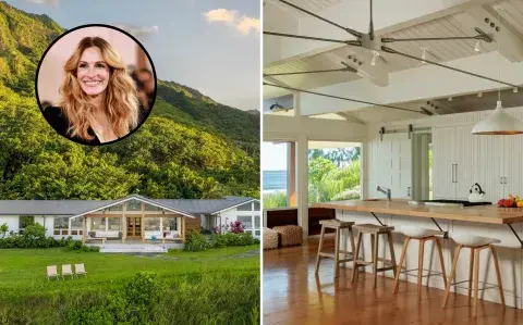 La alucinante casa de Julia Roberts: arquitectura abierta y luz natural como eje