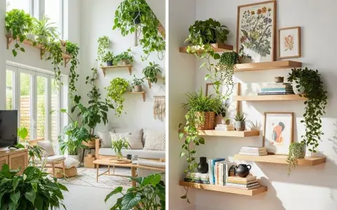 Plantas que aman los estantes: las mejores opciones para sumar verde sin recargar Plantas que aman los estantes: las mejores opciones para sumar verde sin recargar