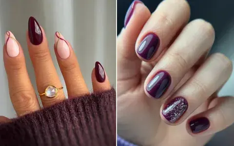 Plum nails: el color tendencia de Pinterest que va a dominar las uñas en 2026