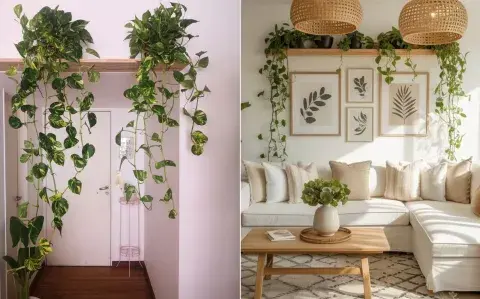 Potus en cascada: cómo lograr ese efecto verde que transforma cualquier rincón de tu casa