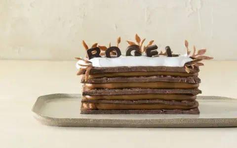 Rogel de sablé y dulce de leche: la versión moderna de un clásico argentino