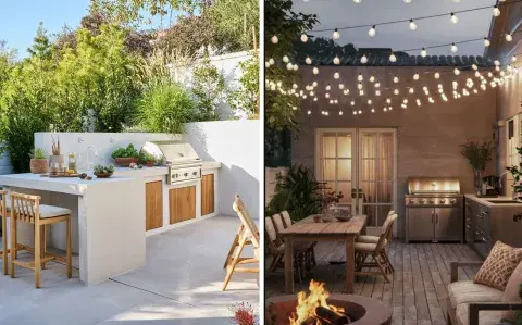 Patios chicos con parrilla: ideas para lograrlo con soluciones compactas, portátiles y seguras