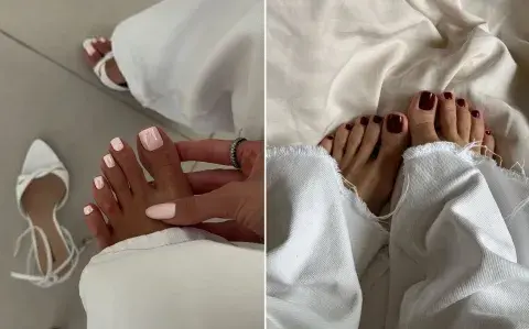 Uñas de los pies: ideas simples para salir del clásico color de siempre Uñas de los pies: ideas simples para salir del clásico color de siempre