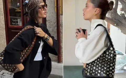 Bolsos con tachas: el accesorio tendencia que eleva cualquier look esta temporada