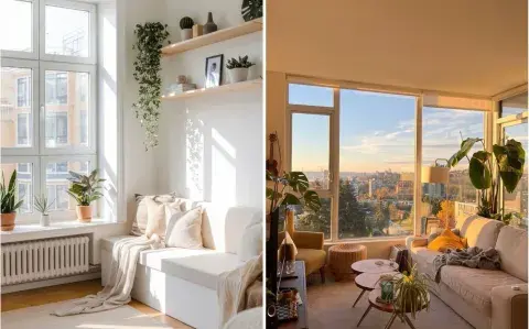 3 ideas para potenciar la luz natural en tu departamento sin gastar de más