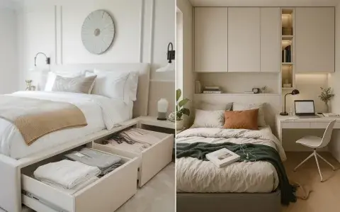 Cómo aprovechar al máximo un dormitorio pequeño: ideas inteligentes para ganar espacio