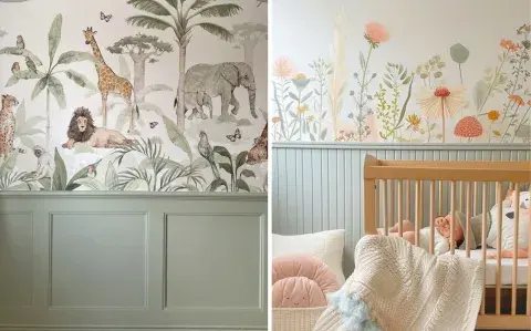 Murales infantiles: 14 ideas cálidas para transformar el cuarto del bebé