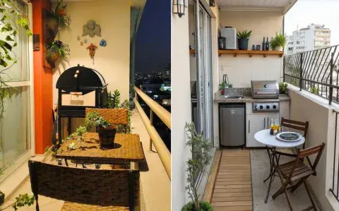Balcones con parrilla: cómo lograr un rincón con onda y aprovechar el espacio al máximo